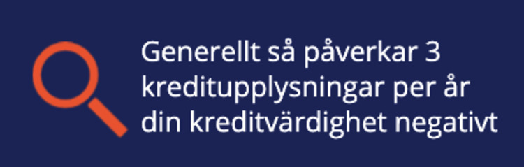 hur påverkar kreditupplysningen ett lån?